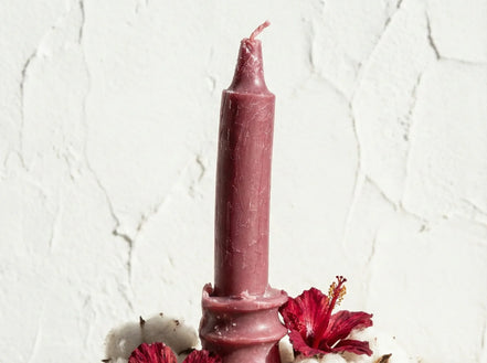 Bougie Artisanale Hibiscus & Coton - Harmonie & Douceur textile - Essences Agape 57394891