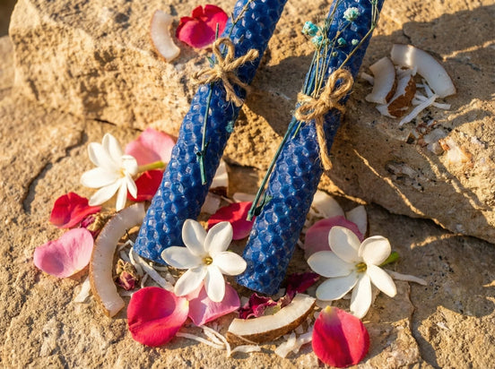 Bougie Artisanale Monoï & Coco - Évasion & Énergie Spirituelle - Essences Agape 45686563