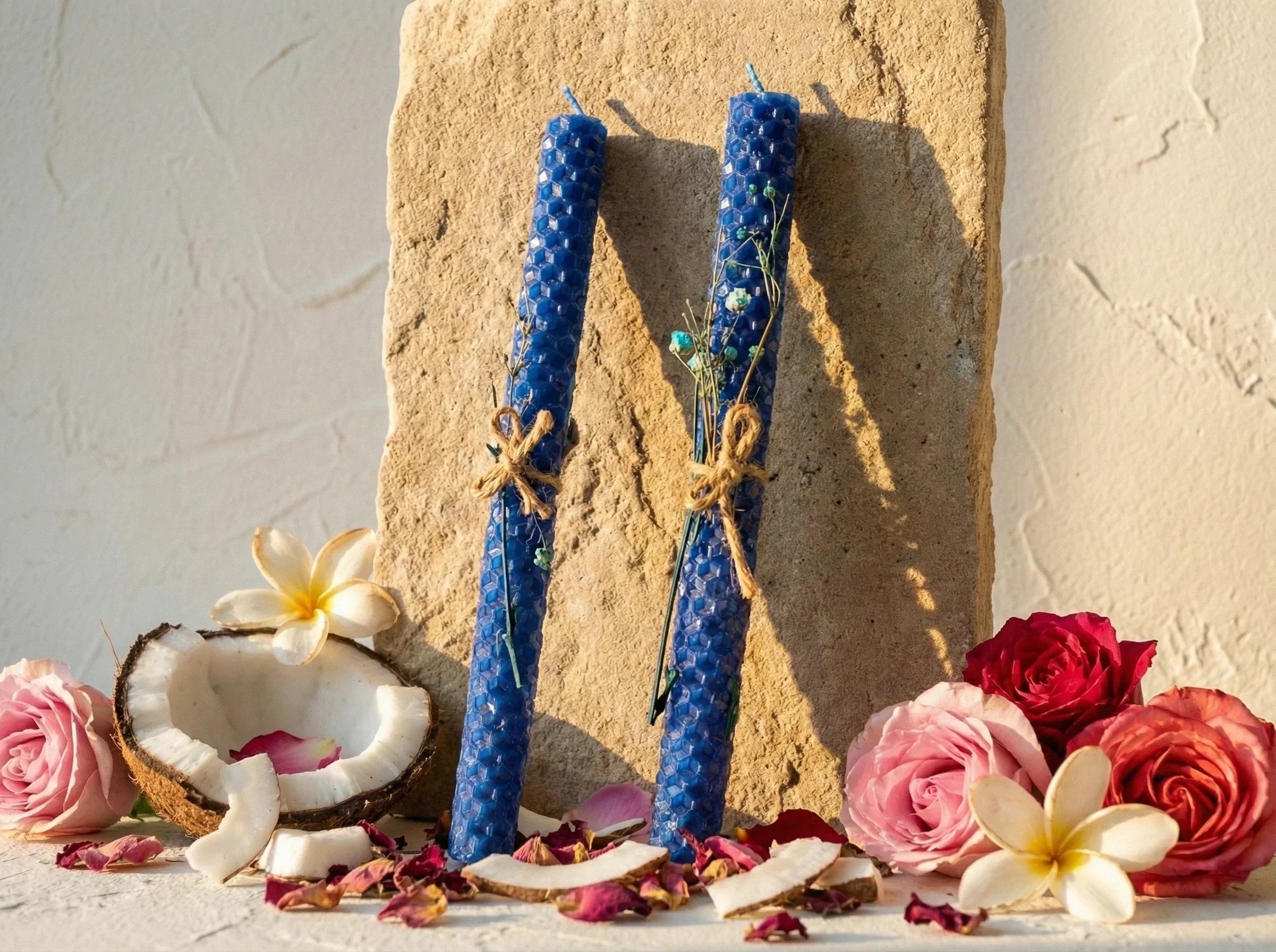 Bougie Artisanale Monoï & Coco - Évasion & Énergie Spirituelle - Essences Agape 18652938