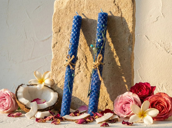 Bougie Artisanale Monoï & Coco - Évasion & Énergie Spirituelle - Essences Agape 18652938