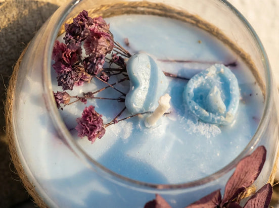 Bougie Artisanale Musc & Coton - Harmonie & Cocooning - Essences Agape 17261666