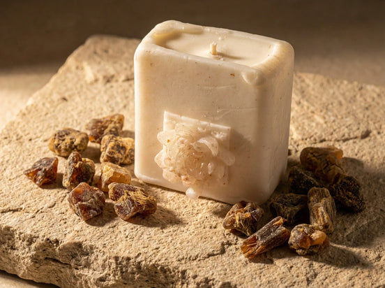 Bougie Artisanale Musc & Rose - Harmonie & Ambiance Chaleureuse - Essences Agape 36208753