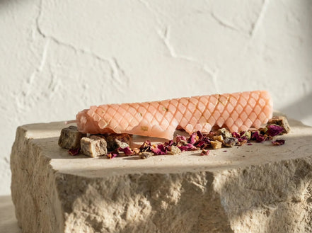 Bougie Artisanale Musc & Rose - Tendresse & Rayonnement - Essences Agape 75838605