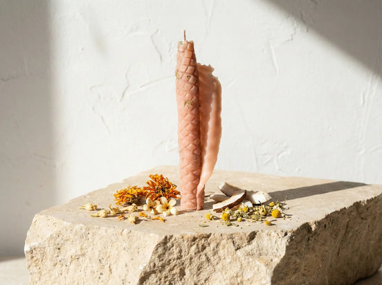 Bougie Artisanale Musc & Rose - Tendresse & Rayonnement - Essences Agape 99856698