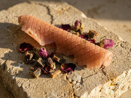 Bougie Artisanale Musc & Rose - Tendresse & Rayonnement - Essences Agape 7242414