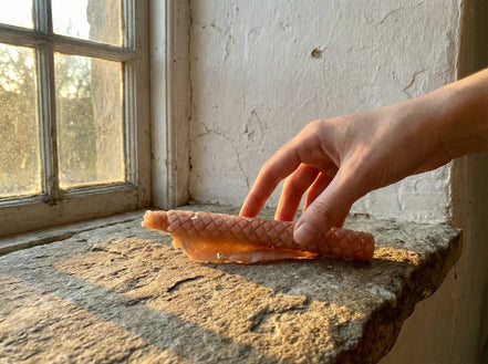 Bougie Artisanale Musc & Rose - Tendresse & Rayonnement - Essences Agape 82853517