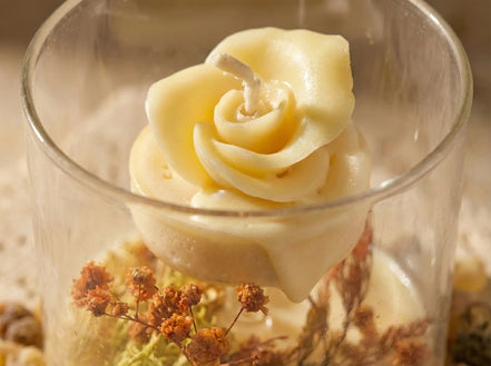 Bougie Artisanale Myrrhe & Musc - Élévation & Protection - Essences Agape 92104872