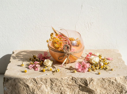 Bougie Artisanale Naturelle Camomille - Harmonie & Douceur - Essences Agape 13460116