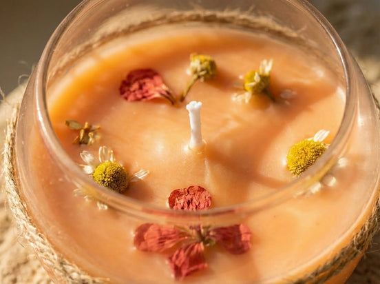 Bougie Artisanale Naturelle Camomille - Harmonie & Douceur - Essences Agape 53558395