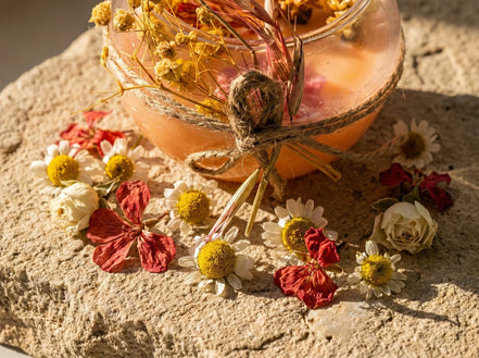 Bougie Artisanale Naturelle Camomille - Harmonie & Douceur - Essences Agape 91741517