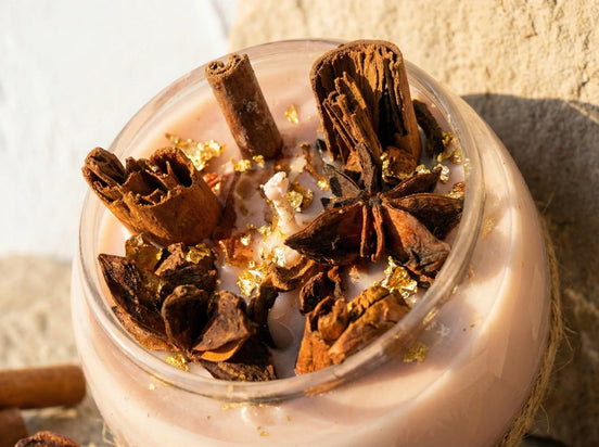 Bougie Artisanale Naturelle Cannelle - Chaleur & Réconfort - Essences Agape 33734878