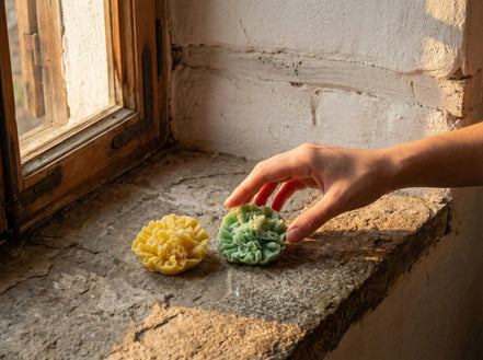 Bougie Artisanale Naturelle Citron & Sauge - Chakra Nettoyage - Essences Agape 10681813