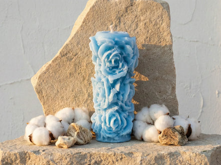 Bougie Artisanale Naturelle Coton & Musc - Douceur & Cocooning - Essences Agape 57841959