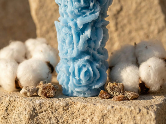 Bougie Artisanale Naturelle Coton & Musc - Douceur & Cocooning - Essences Agape 79596436