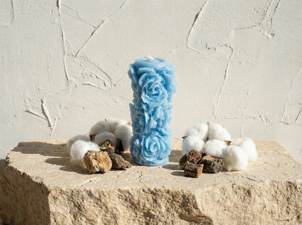 Bougie Artisanale Naturelle Coton & Musc - Douceur & Cocooning - Essences Agape 24205249