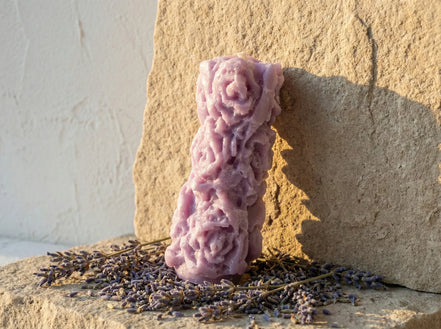 Bougie Artisanale Naturelle Lavande - Sérénité & Sommeil Divin - Essences Agape 51262971