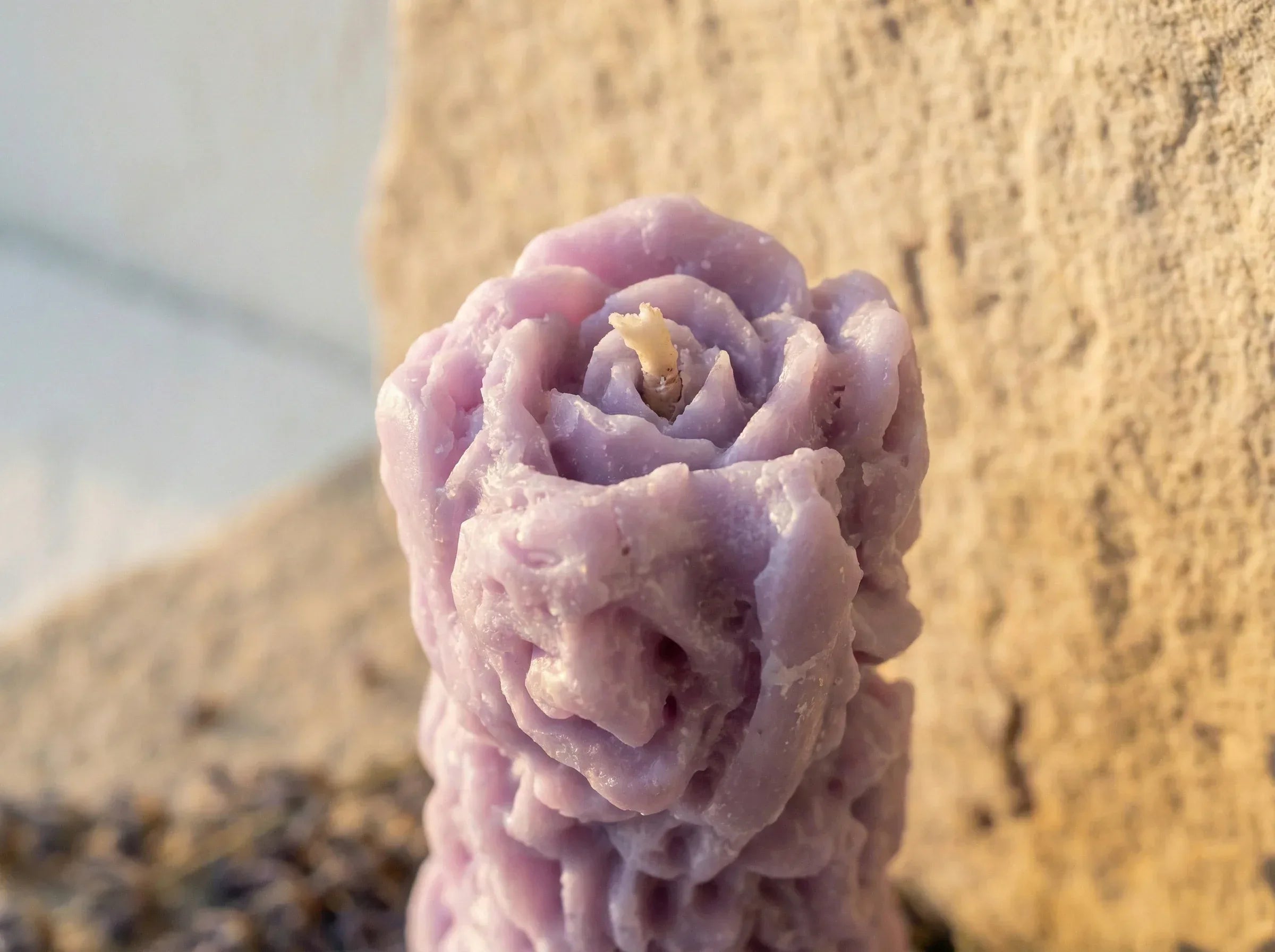 Bougie Artisanale Naturelle Lavande - Sérénité & Sommeil Divin - Essences Agape 97413807