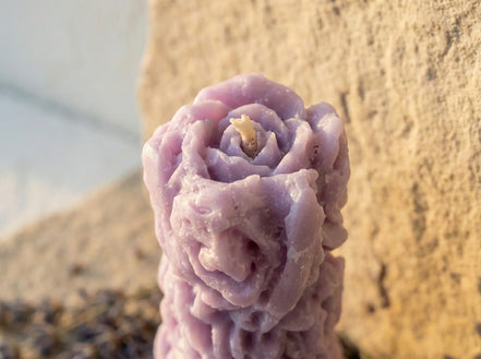 Bougie Artisanale Naturelle Lavande - Sérénité & Sommeil Divin - Essences Agape 97413807