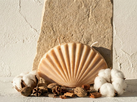 Bougie Artisanale Naturelle Musc & Cèdre - Ancrage & Sérénité - Essences Agape 53227471