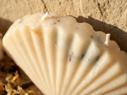 Bougie Artisanale Naturelle Musc & Hibiscus - Harmonie & Cocooning - Essences Agape 34100051