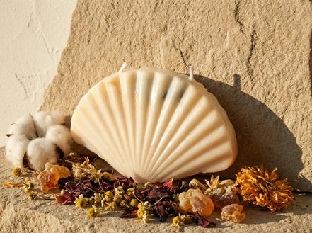 Bougie Artisanale Naturelle Musc & Hibiscus - Harmonie & Cocooning - Essences Agape 65787661