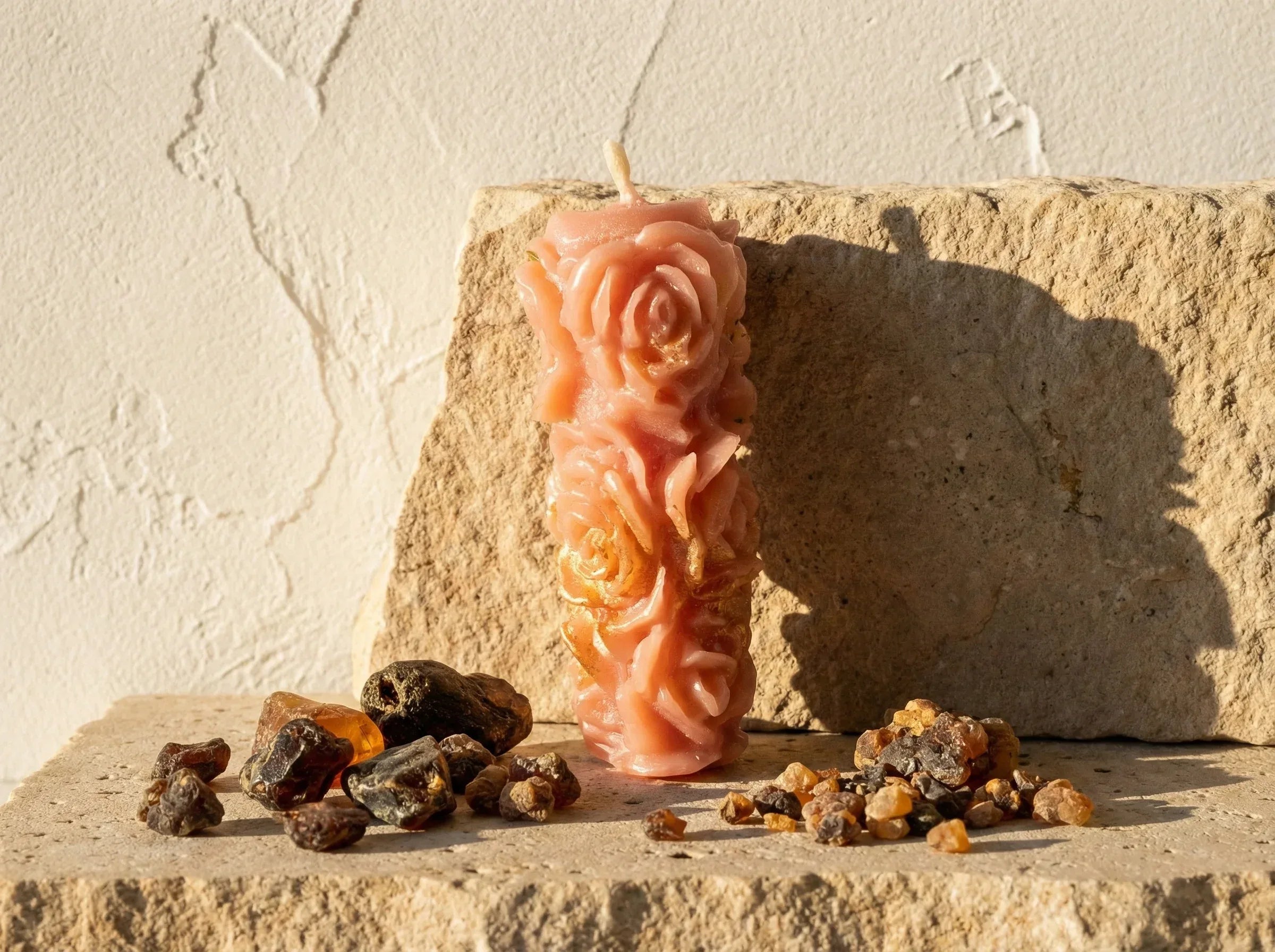 Bougie Artisanale Naturelle Myrrhe & Musc - Sagesse & Recueillement - Essences Agape 36525741