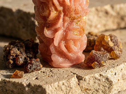 Bougie Artisanale Naturelle Myrrhe & Musc - Sagesse & Recueillement - Essences Agape 81674173