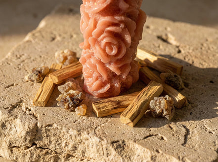 Bougie Artisanale Naturelle Palo Santo - Ancrage & Protection - Essences Agape 27220861