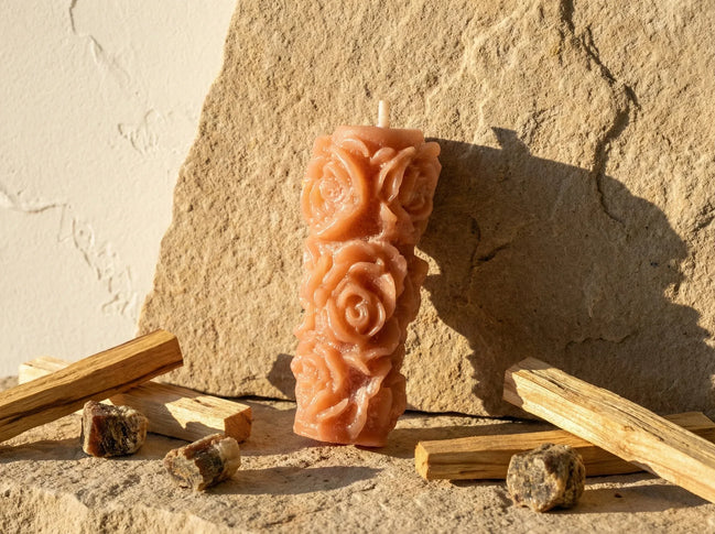 Bougie Artisanale Naturelle Palo Santo - Ancrage & Protection - Essences Agape 85947155