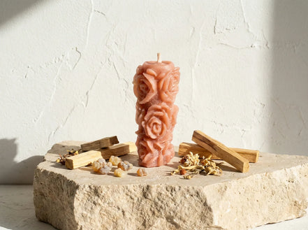 Bougie Artisanale Naturelle Palo Santo - Ancrage & Protection - Essences Agape 27987728