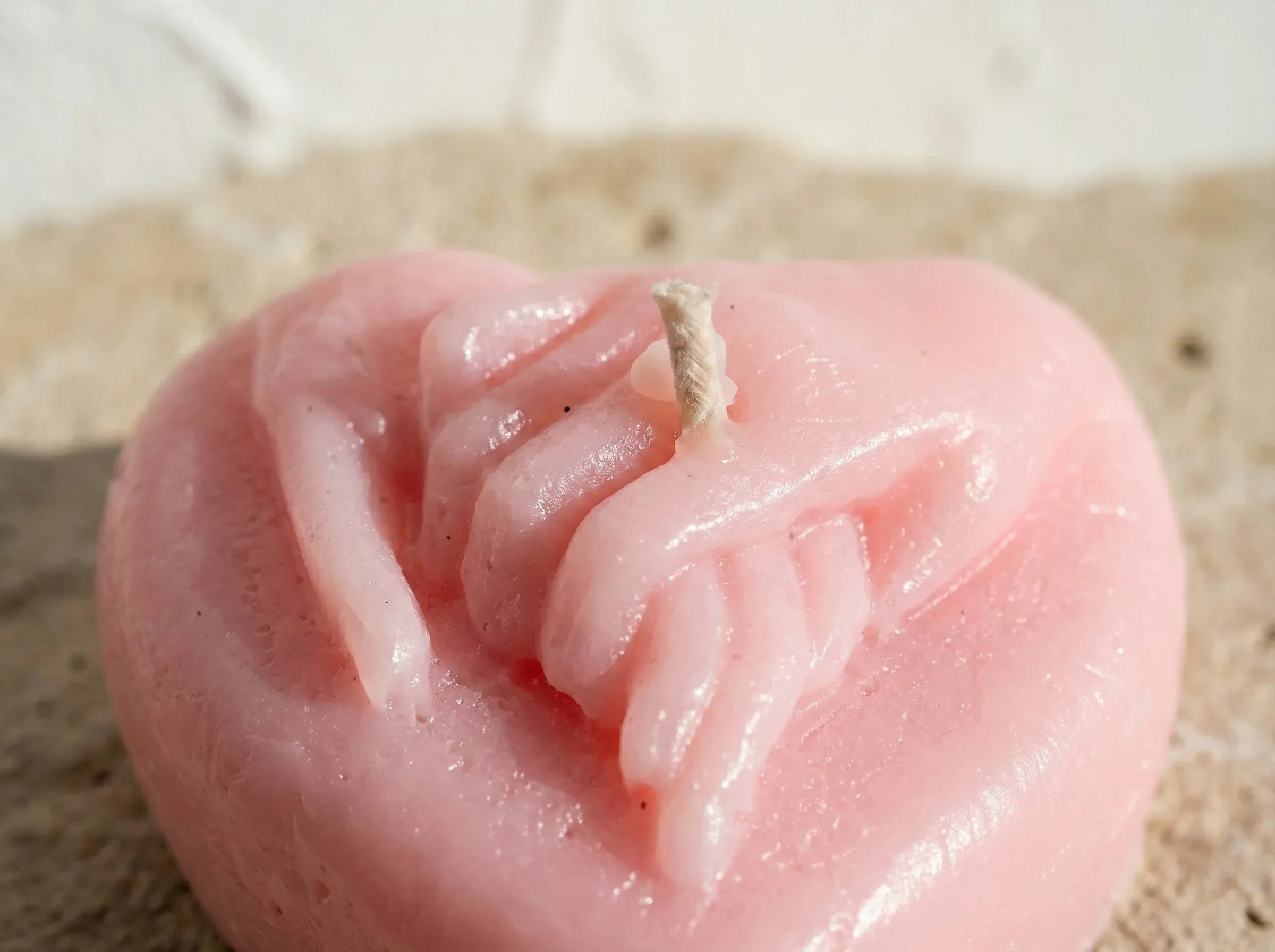 Bougie Artisanale Naturelle Rose - Amour & Harmonie Intérieure - Essences Agape 66396704