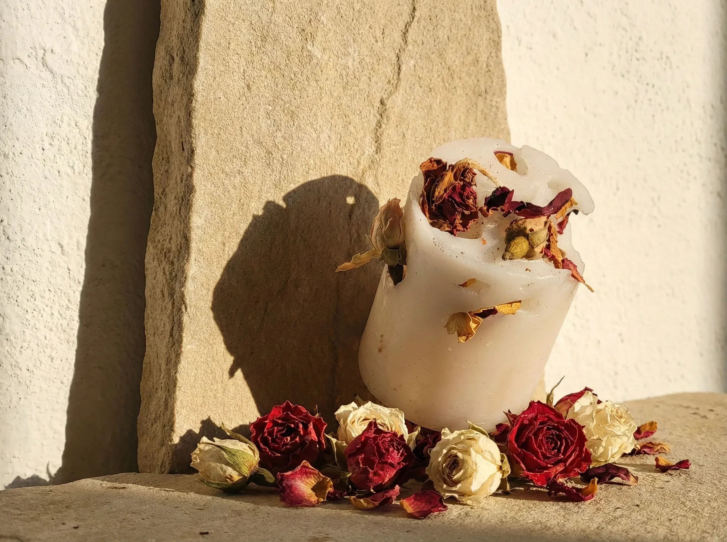 Bougie Artisanale Naturelle Rose - Amour & Tendresse Sacrée - Essences Agape 51558140