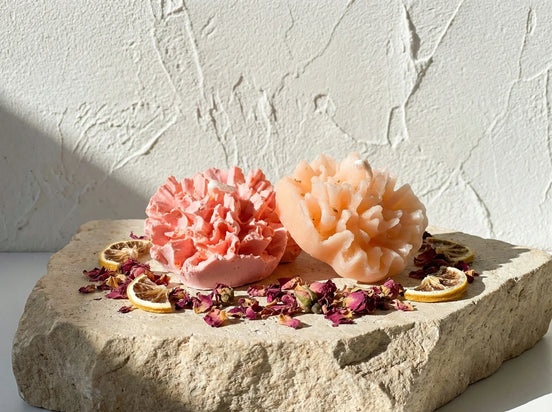 Bougie Artisanale Naturelle Rose & Citron - Clarté & Douceur - Essences Agape 30438491