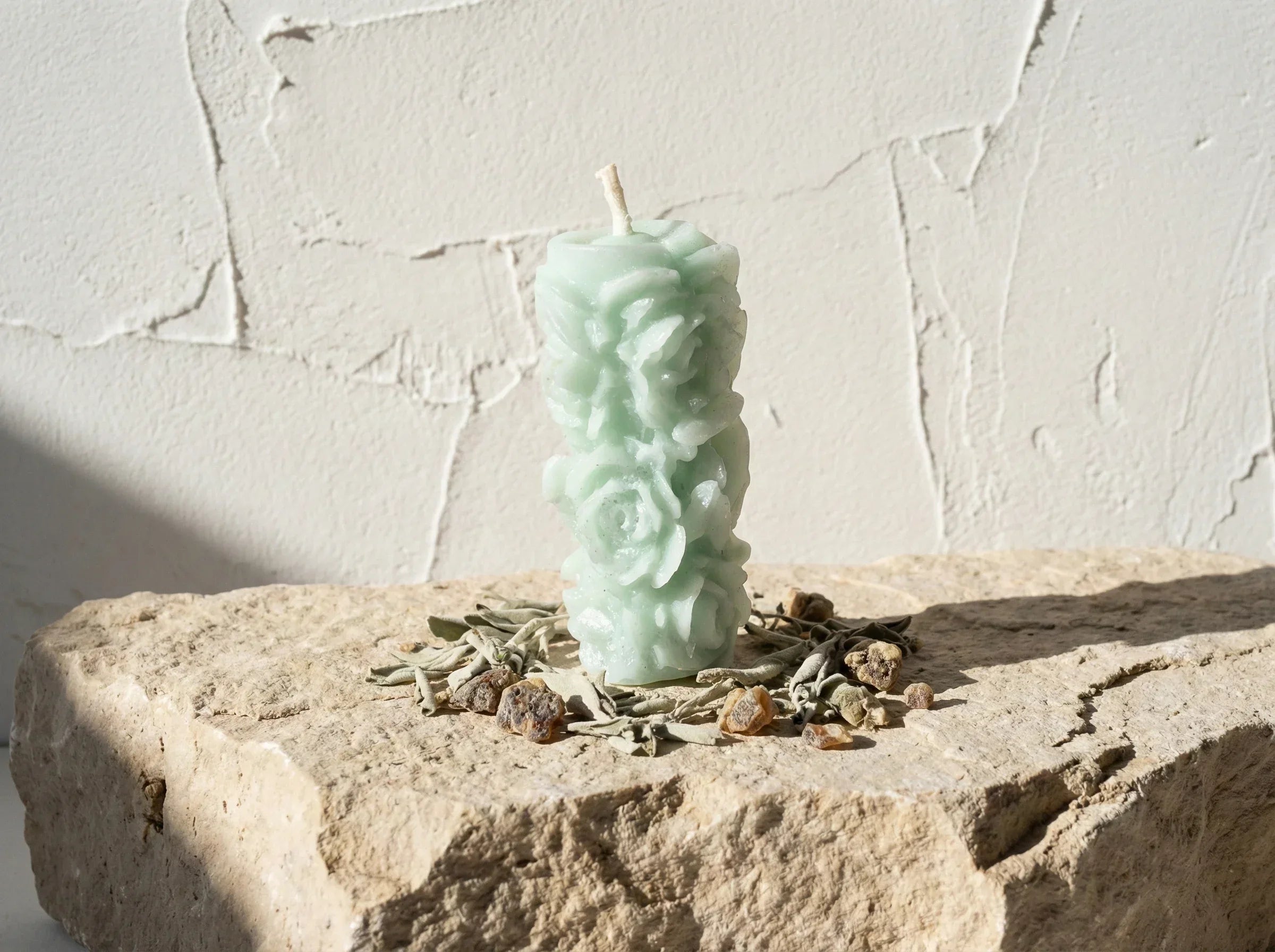 Bougie Artisanale Naturelle Sauge & Musc - Purification & Clarté - Essences Agape 43257130