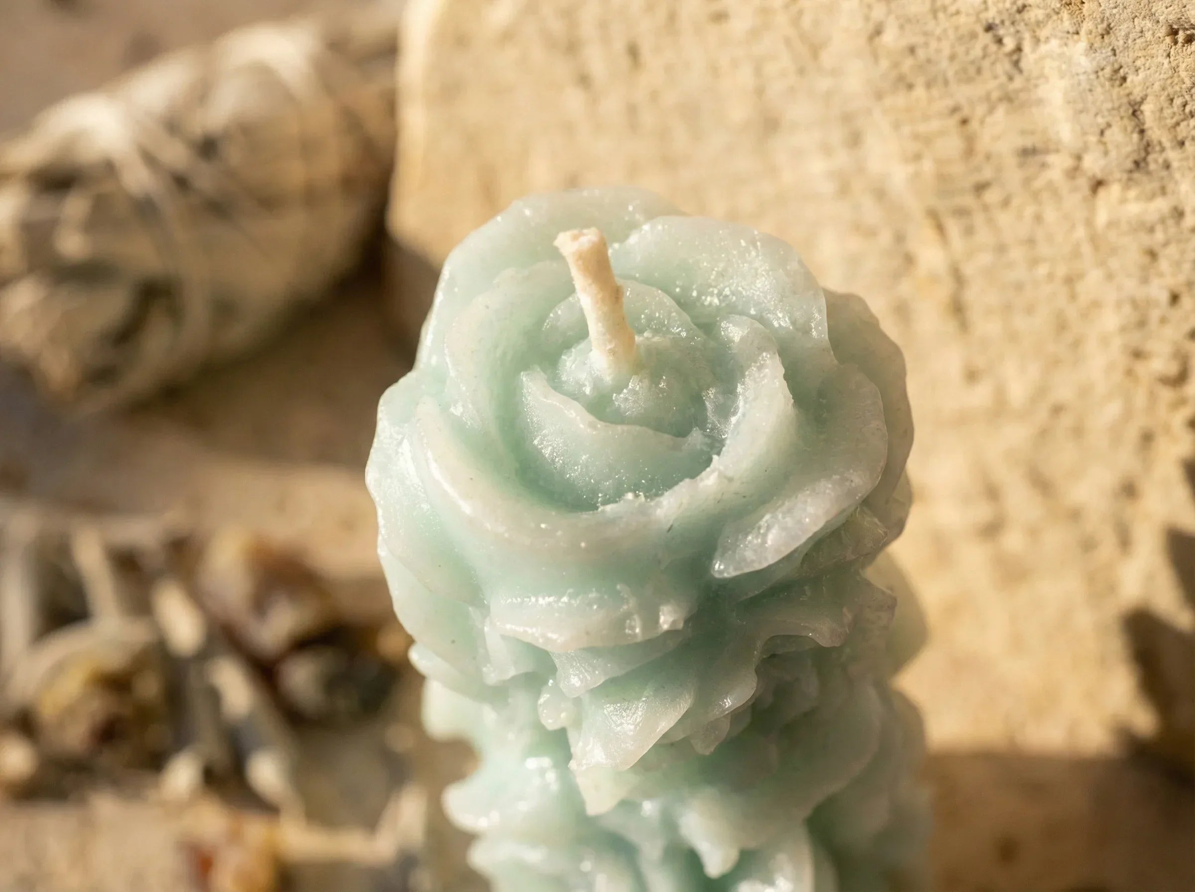 Bougie Artisanale Naturelle Sauge & Musc - Purification & Clarté - Essences Agape 96096432