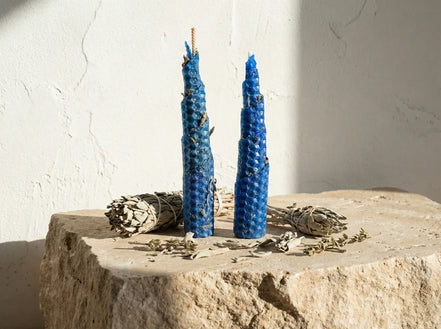 Bougie Artisanale Naturelle Sauge - Purification & Esprit - Essences Agape 56481783