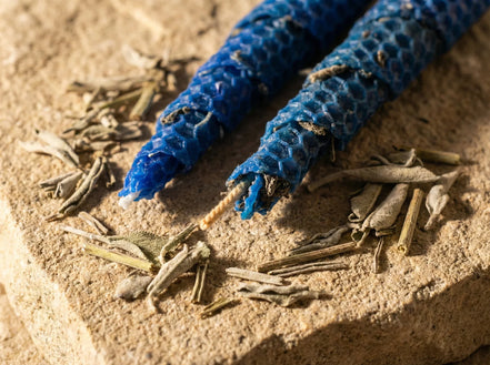 Bougie Artisanale Naturelle Sauge - Purification & Esprit - Essences Agape 6638766