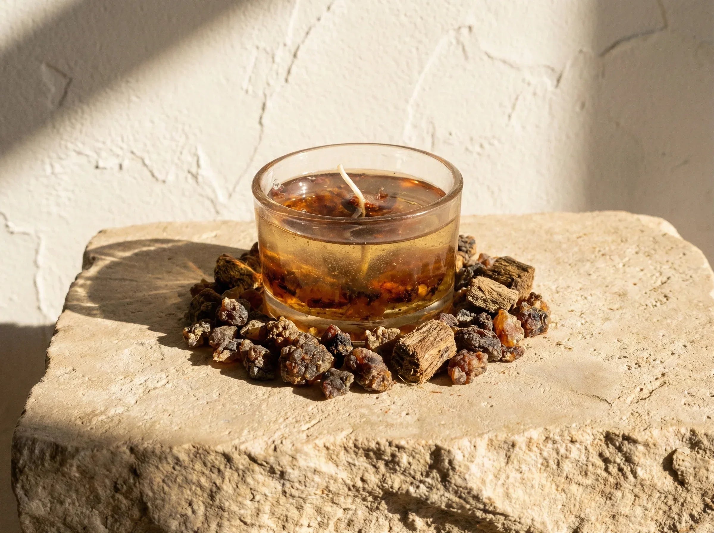 Bougie Artisanale Naturelle concentrée Myrrhe & Musc - Harmonie Éveil - Essences Agape 88815193