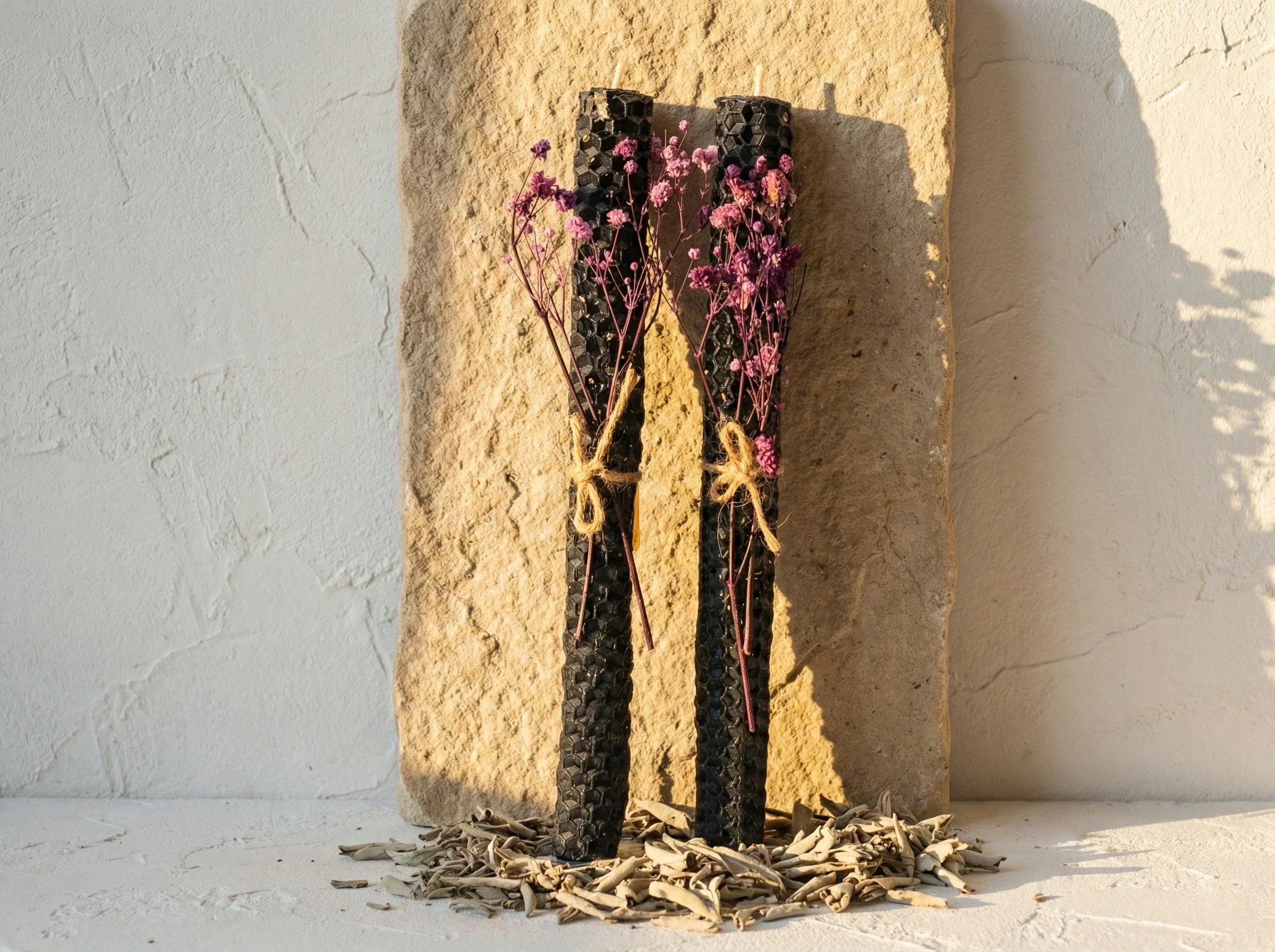 Bougie Artisanale Oud & Ambre - Protection & Ancrage - Essences Agape 5430522