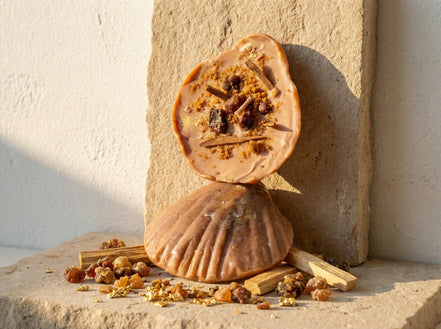 Bougie Artisanale Palo Santo & Myrrhe - Purification & Ancrage - Essences Agape 88924149