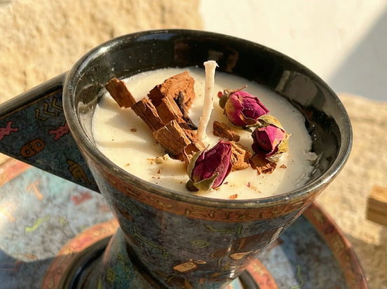 Bougie Artisanale Palo Santo - Purification & Ancrage - Essences Agape 10474884