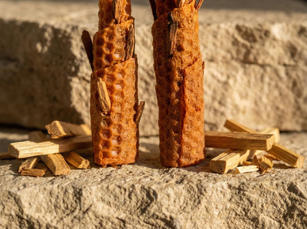 Bougie Artisanale Palo Santo - Purification & Ancrage Sacré - Essences Agape 66657633