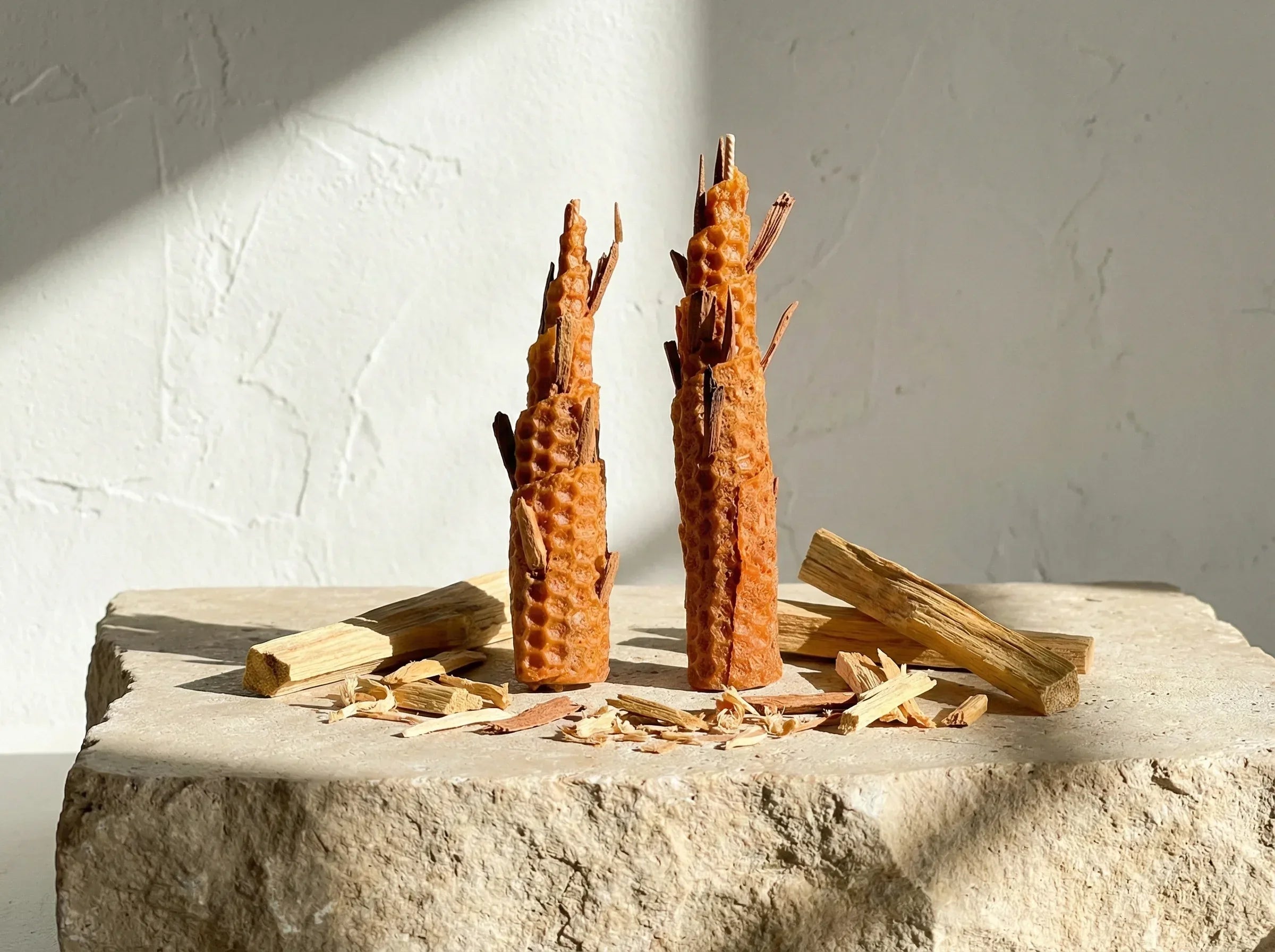 Bougie Artisanale Palo Santo - Purification & Ancrage Sacré - Essences Agape 71978843