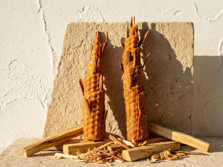 Bougie Artisanale Palo Santo - Purification & Ancrage Sacré - Essences Agape 58660405