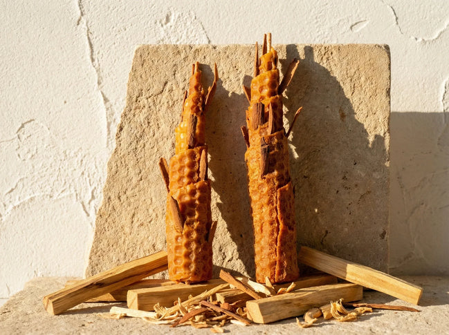 Bougie Artisanale Palo Santo - Purification & Ancrage Sacré - Essences Agape 58660405