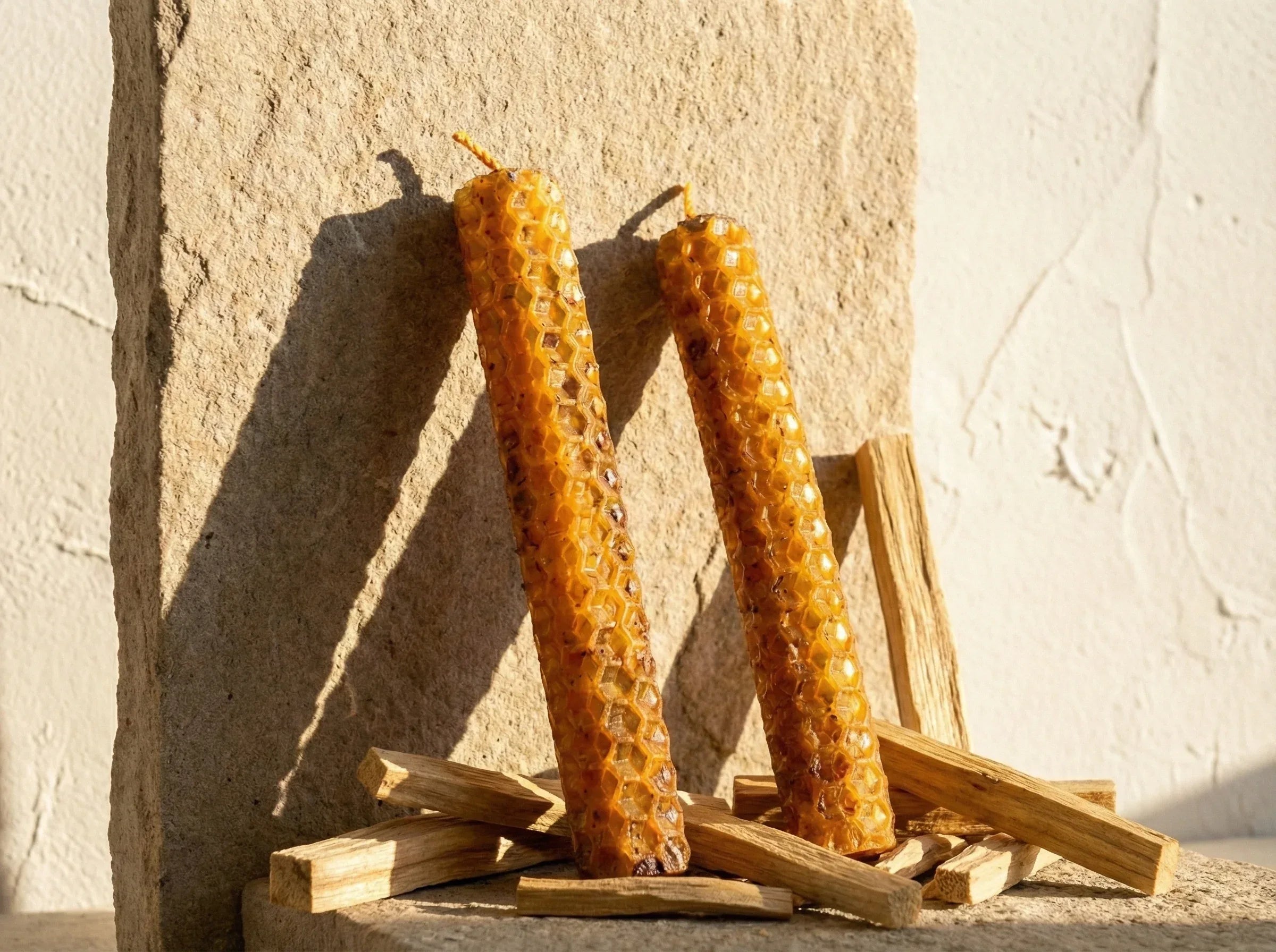 Bougie Artisanale Palo Santo - Purification & Harmonie Intérieure - Essences Agape 63721913