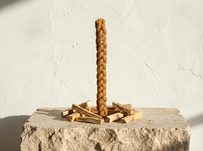 Bougie Artisanale Palo Santo Sacré - Ancrage & Force - Essences Agape 13452989