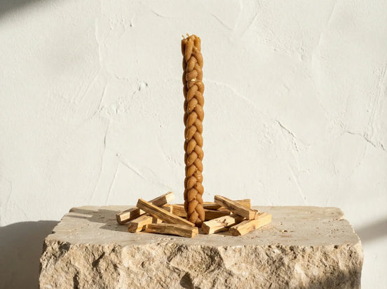 Bougie Artisanale Palo Santo Sacré - Ancrage & Force - Essences Agape 13452989