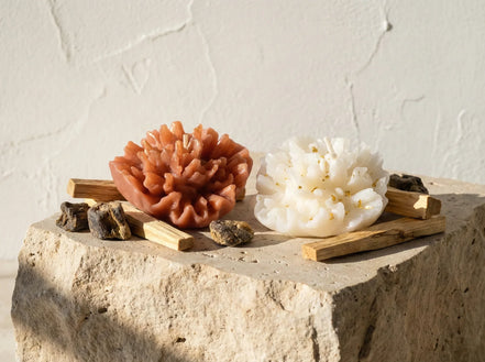 Bougie Artisanale Palo Santo & musc - Ancrage & Protection - Essences Agape 36626197