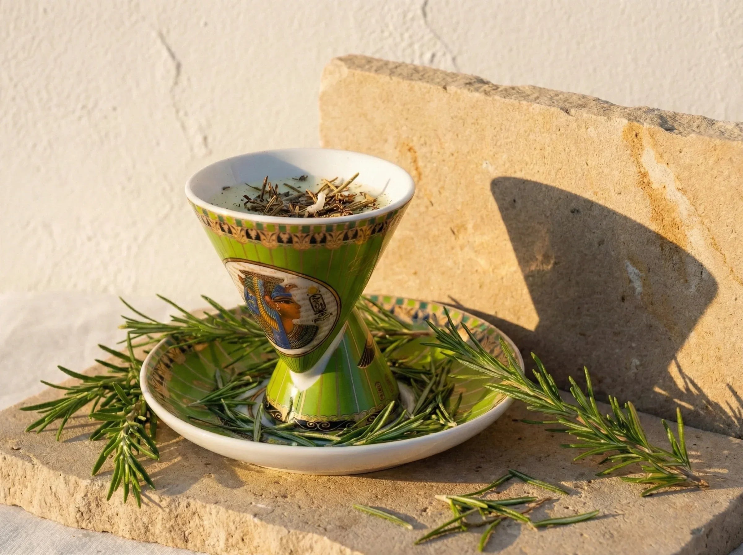 Bougie Artisanale Romarin - Énergie & Clarté Mentale - Essences Agape 63097380